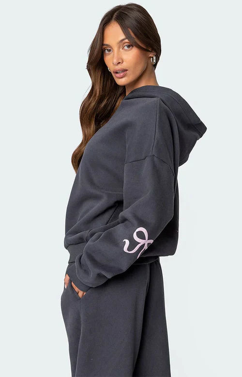 Hannah | Cozy Bow Tracksuit