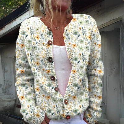 Kenza | Wool Floral Jacket