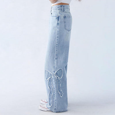 Tessa | Bow Low Rise Jeans