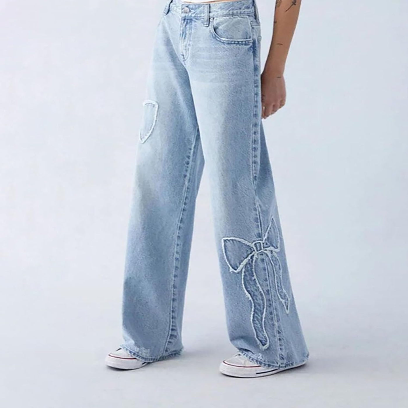 Tessa | Bow Low Rise Jeans