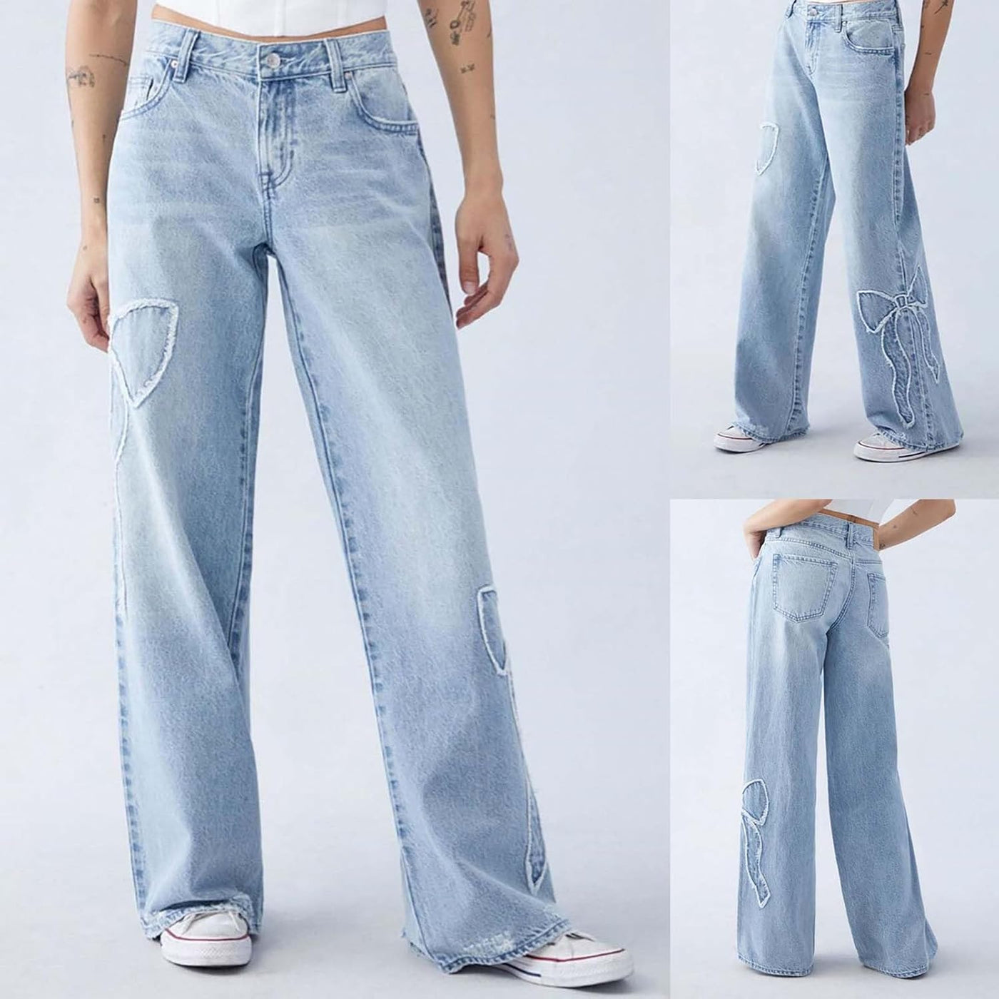 Tessa | Bow Low Rise Jeans