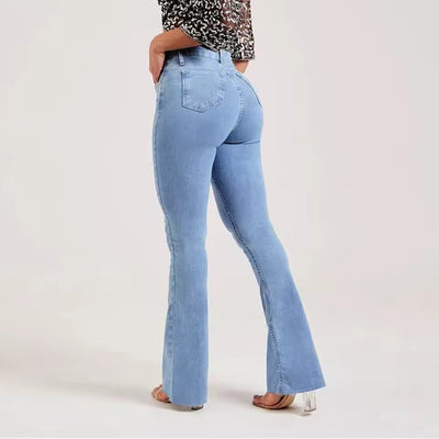 Emily | High Waist Flared Fit Jeans